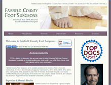 Tablet Screenshot of fcfootsurgeons.com